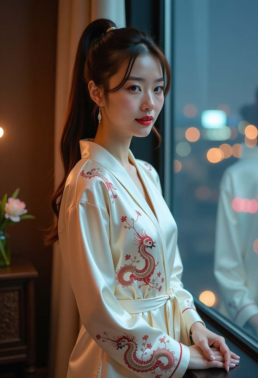 夜间温室海报